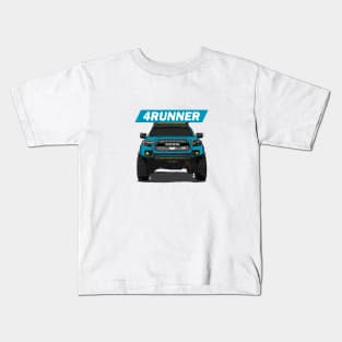 4Runner Toyota Front View - Blue Kids T-Shirt